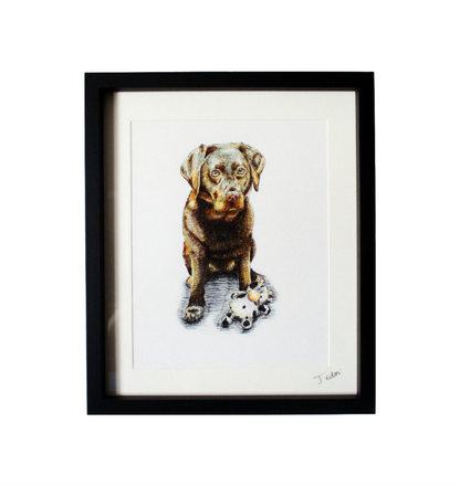 Custom Pet Portrait - Edoni Art