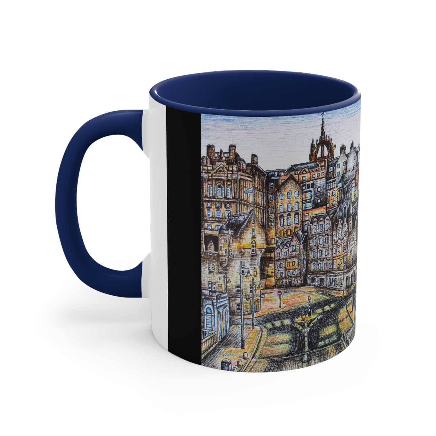 Coffee Mug, 11oz- Edinburgh Old Town Design