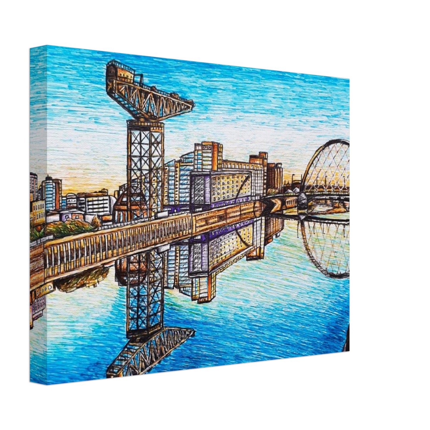 Glasgow River Clyde Canvas Print