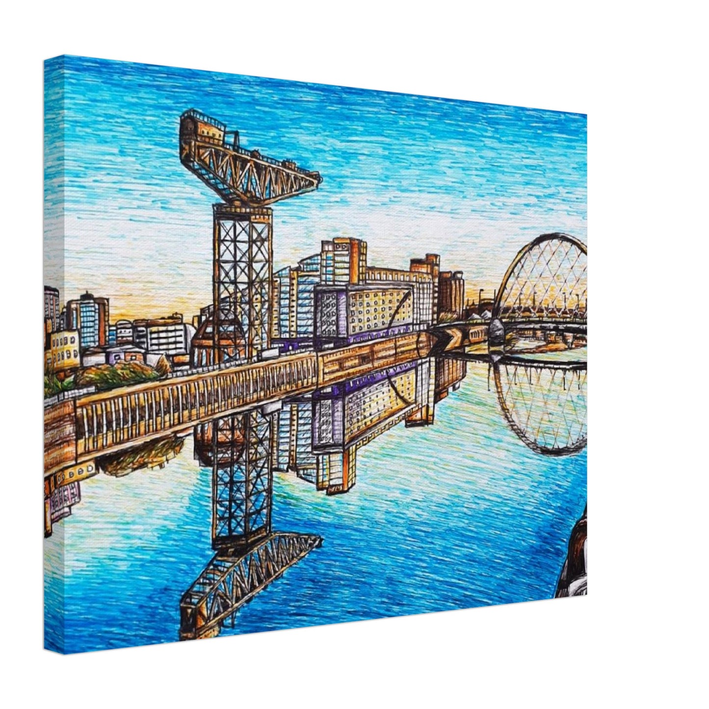 Glasgow River Clyde Canvas Print