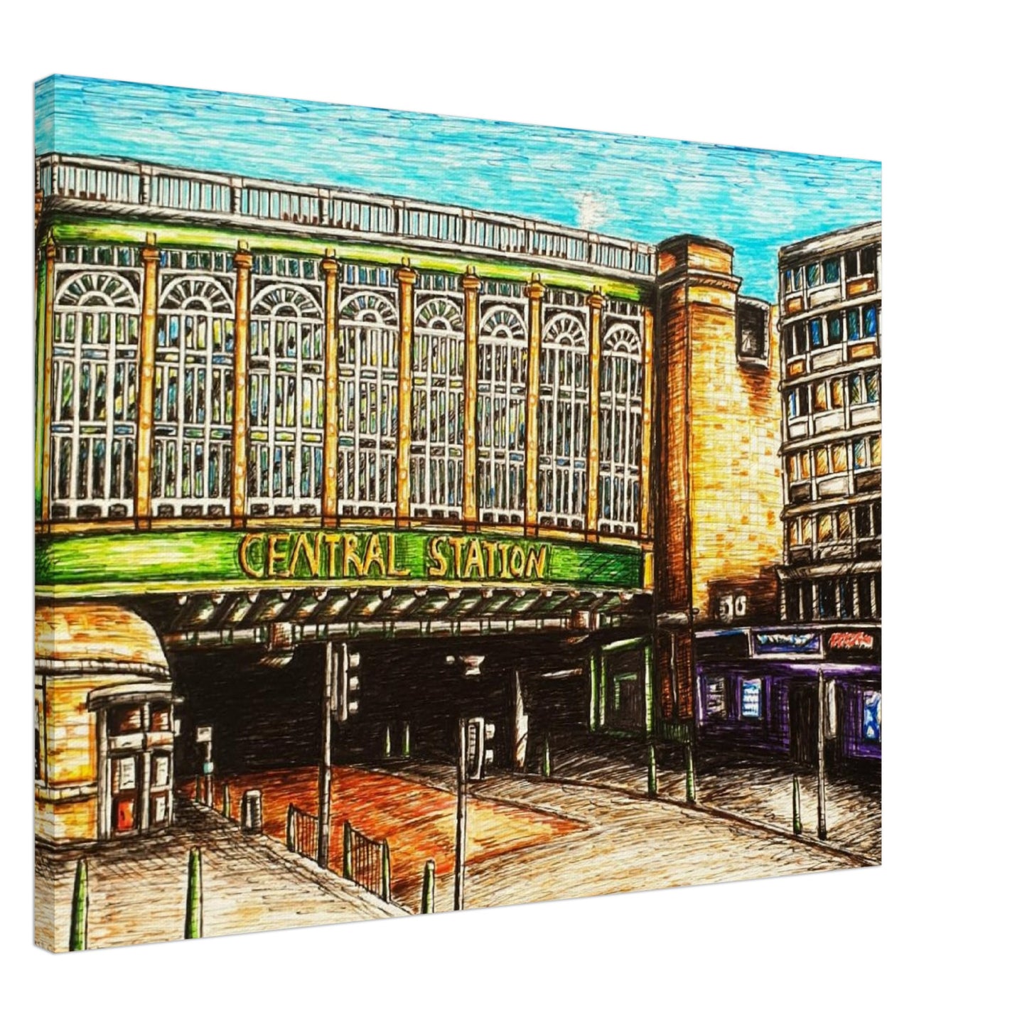 Glasgow Central Station Canvas Print